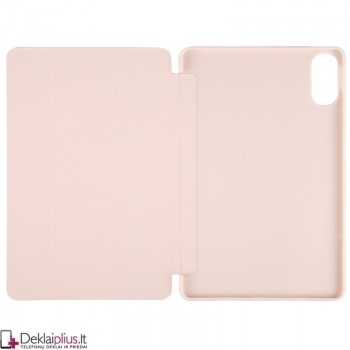 Smart soft dirbtinės odos dėklas - rausvas (Xiaomi Redmi Pad Pro 12.1/Poco Pad 12.1)